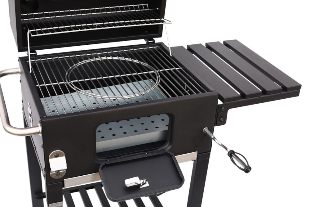 Grill węglowy LANDMANN 11529 ruszt stalowy emaliowany dla około 10 osób