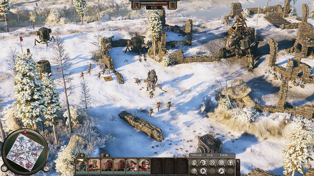 Iron Harvest - D1 Edition Gra interfejs kontrola