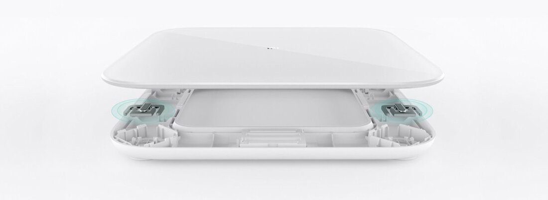 Waga XIAOMI Mi Smart Scale 2 dokladnosc do 50g wyposazenie zaawansowany i wytrzymaly sensor