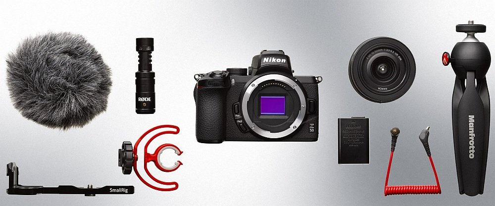 Aparat NIKON Z50 Vlogger Kit opis cechy funkcje parametry