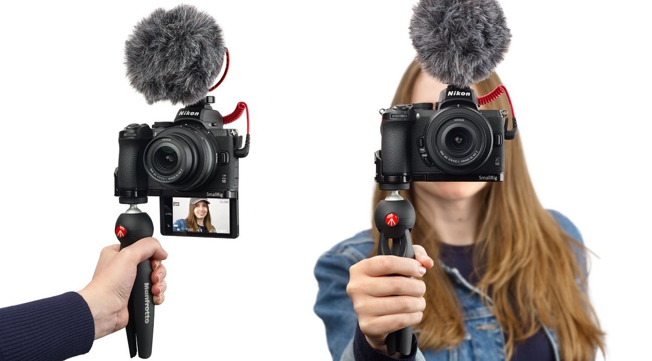 Aparat NIKON Z50 Vlogger Kit statyw
