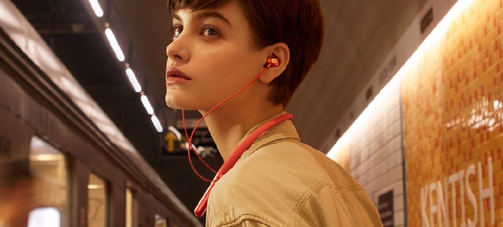 Słuchawki dokanałowe OPPO Enco Q1 Pomaranczowy redukcja szumów ANC