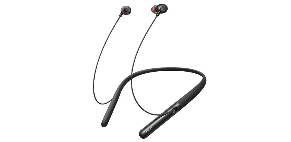 Słuchawki dokanałowe OPPO Enco Q1 Czarny widok ogólny front