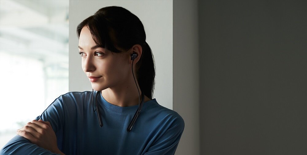 Słuchawki dokanałowe OPPO Enco Q1 Czarny opaska na szyję