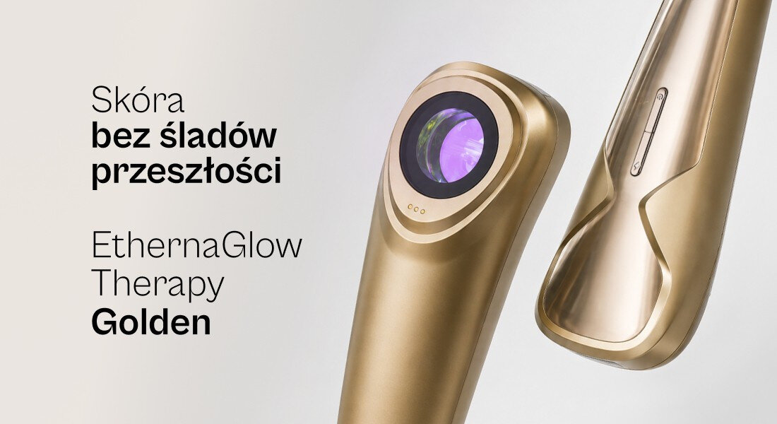 Urządzenie do pielęgnacji twarzy i ciała Dual-Band Dpl + Nir BEAUTIFLY Ethernaglow Therapy Golde zdjęcie lifestyle Kompleksowa fototerapia