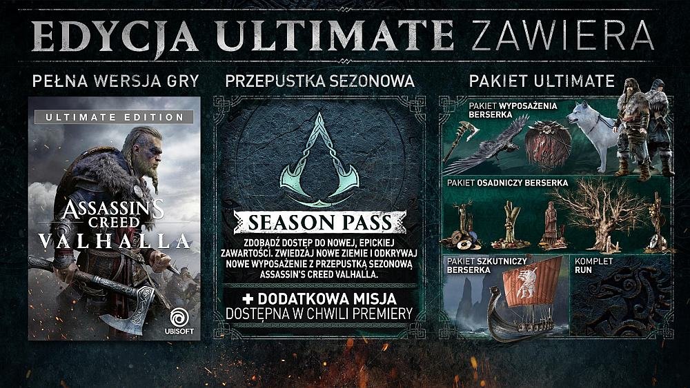gry PC ps4 xbox 2019 2020 komputerowe na komputer najlepsze Assassin's Creed: Valhalla