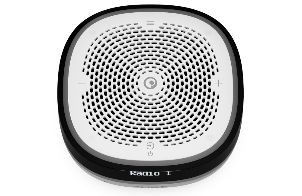 GŁOŚNIK MOBILNY PURE STREAMR SPLASH SZARY funkcjonalny program radiowy częstotliwość Bluetooth