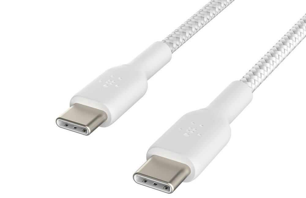 Kabel USB Typ C - USB Typ C BELKIN Braided 1 m swobodne podłączanie