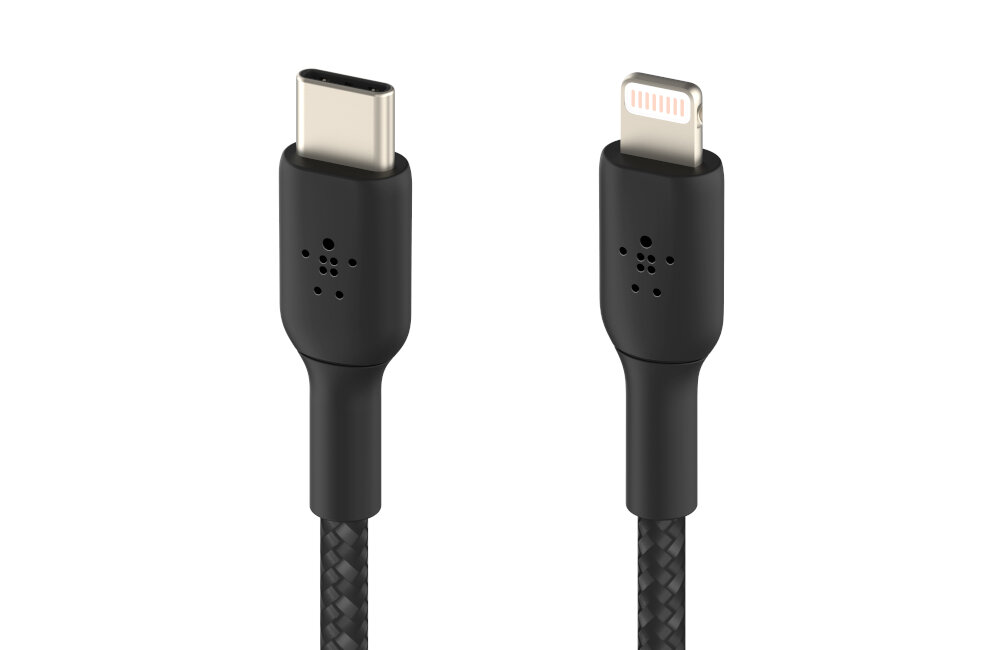 Kabel USB Typ C - Lightning BELKIN Braided pleciony przewód nylon wykonanie