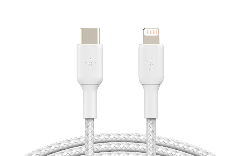 Kabel USB Typ C - Lightning BELKIN Braided przewód długość kabel