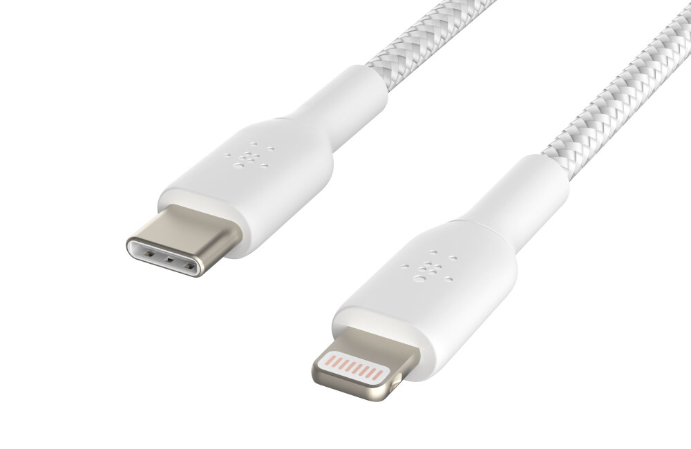 Kabel USB Typ C - Lightning BELKIN Braided szybkie ładowanie