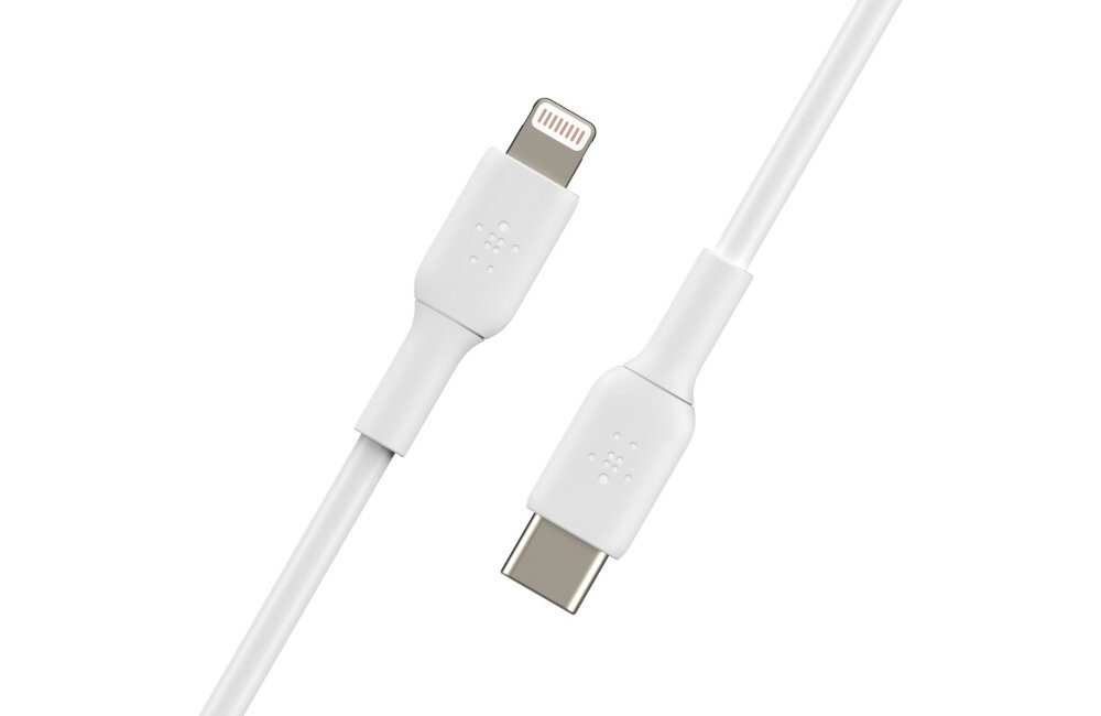 Kabel BELKIN USB-C/LIGHTNING 1m konstrukcja wytrzymałość łączenie sprzętów apple usb-c lightning