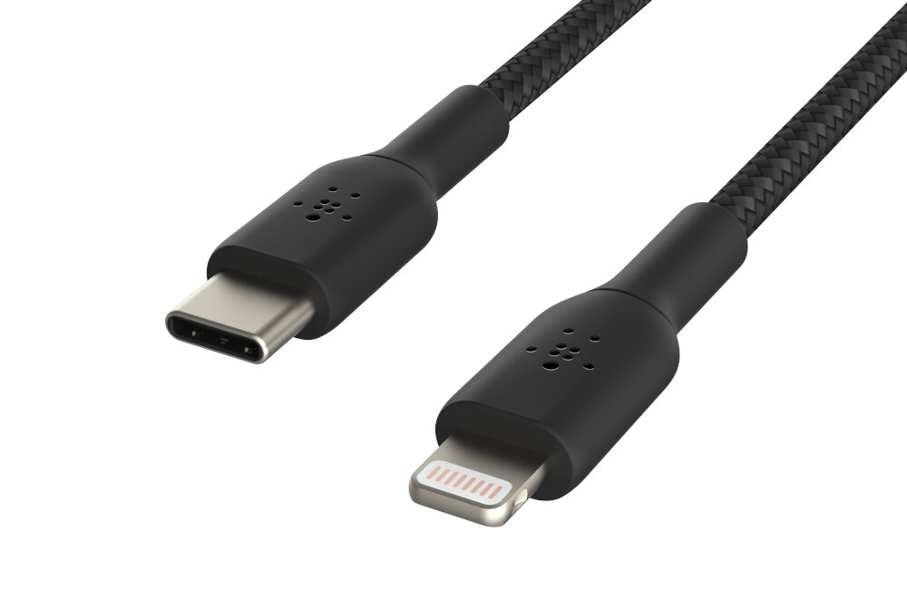 Kabel USB Typ C - Lightning BELKIN Braided szybkie ładowanie