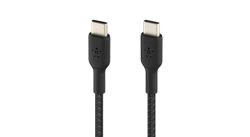 Kabel USB Typ C - USB Typ C BELKIN Braided 1 m wytrzymałość przesył swoboda