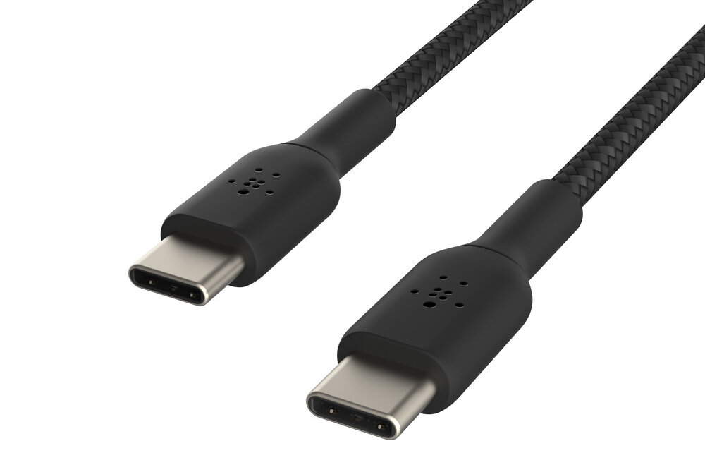 Kabel USB Typ C - USB Typ C BELKIN Braided 1 m swobodne podłączanie
