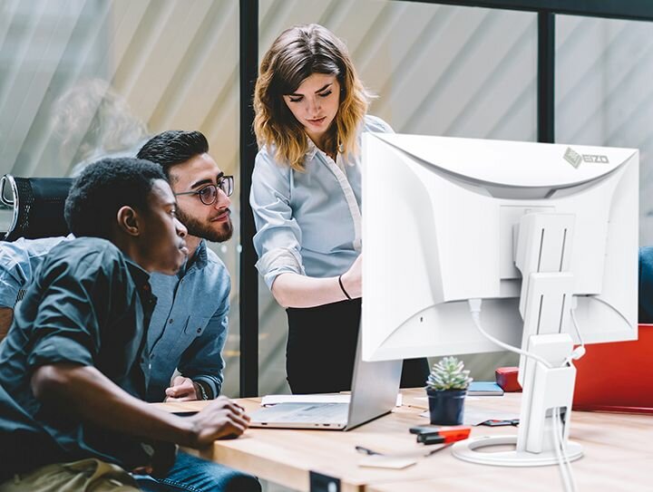 Monitor EIZO FlexScan EV2760-WT 27 2560x1440px IPS - głośniki 