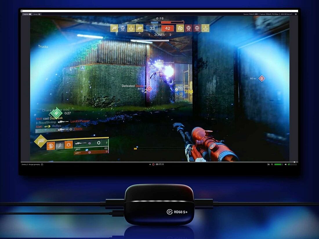 Rejestrator obrazu ELGATO Game Capture HD60 S+ - Full HD 60 Hz