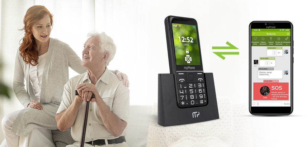 Telefon MYPHONE Halo Q 4family opis