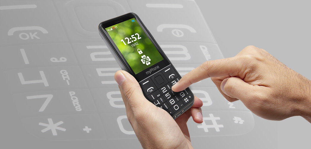 Telefon MYPHONE Halo Q 4family przyciski