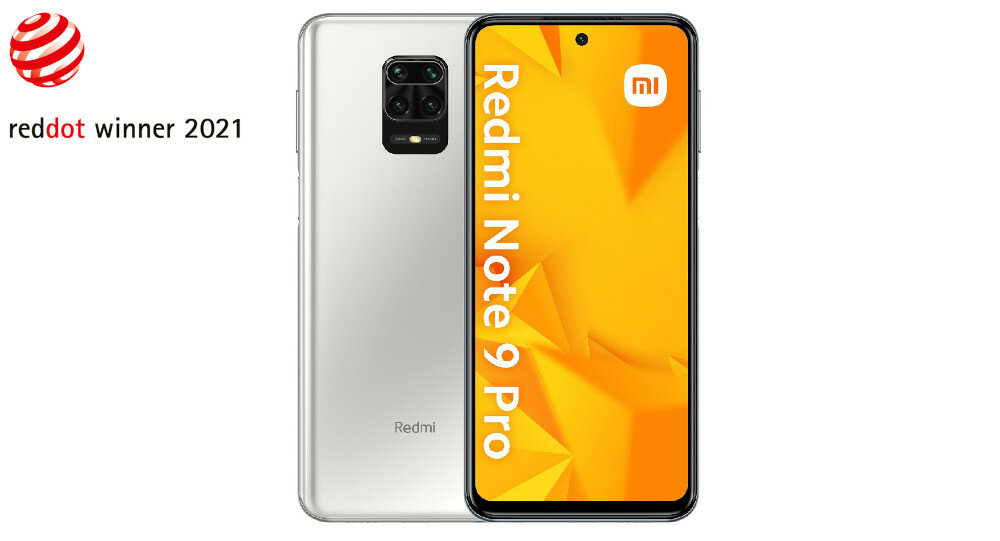 SMARTFON XIAOMI REDMI NOTE 9 PRO 6 nagroda Reddot najlepszy produkt