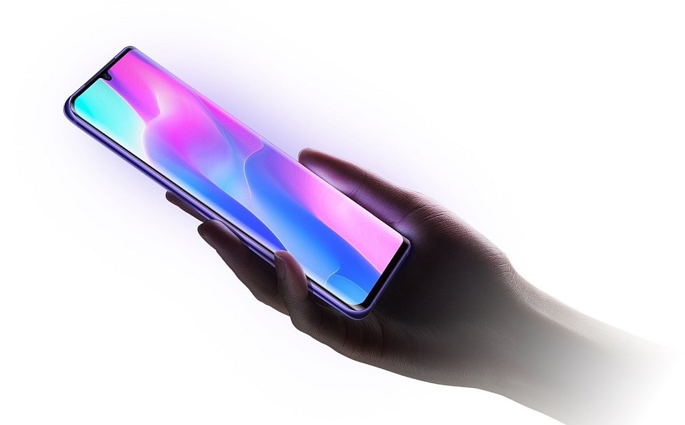 Smartfon XIAOMI Mi Note 10 Lite ekran wyświetlacz rozdzielczość przekątna amoled zaokrąglony 