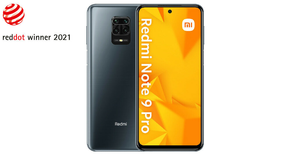 SMARTFON XIAOMI REDMI NOTE 9 PRO 6 nagroda Reddot najlepszy produkt