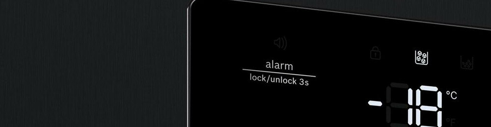 Lodówka BOSCH KAD93VBFP Side by side Kostkarka alarm otwartych drzwi
