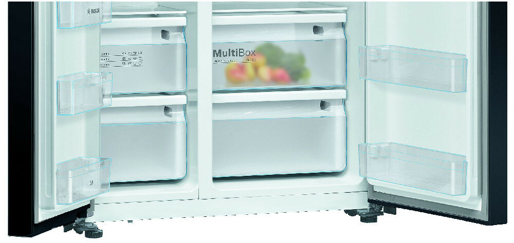 Lodówka BOSCH KAD93VBFP Side by side Kostkarka - SuperFreezing