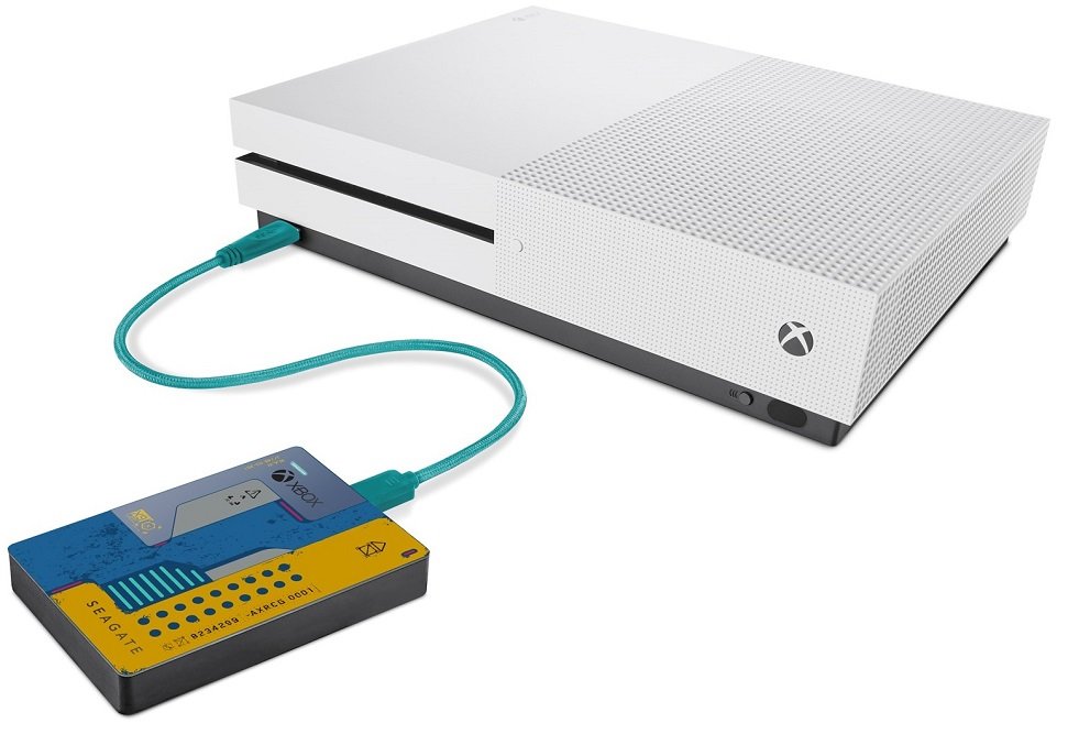 Dysk SEAGATE Cyberpunk 2077 2TB HDD do Xbox One zapisane 50 gier