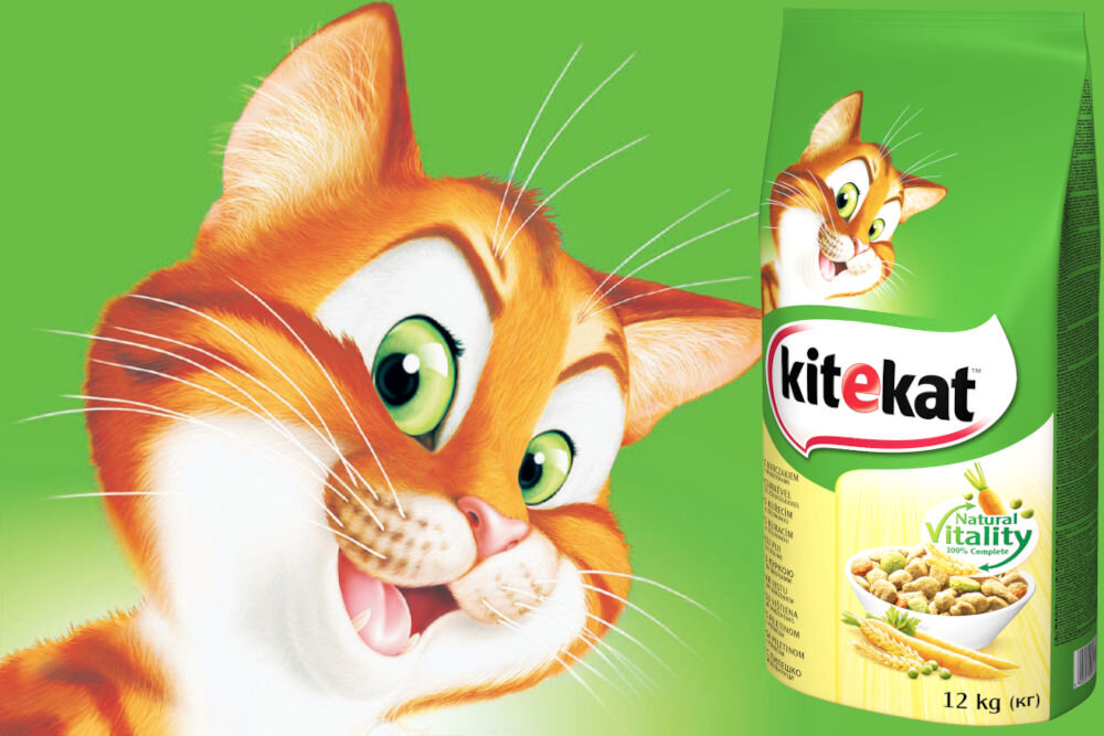 Karma dla kota KITEKAT Kurczak i Warzywa 12 kg witaminy pierwiastki aminokwasy