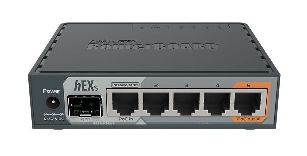 Switch MIKROTIK hEX S RB760IGS - kompaktowe i funkcjonalne urządzenie RJ-45 SFP