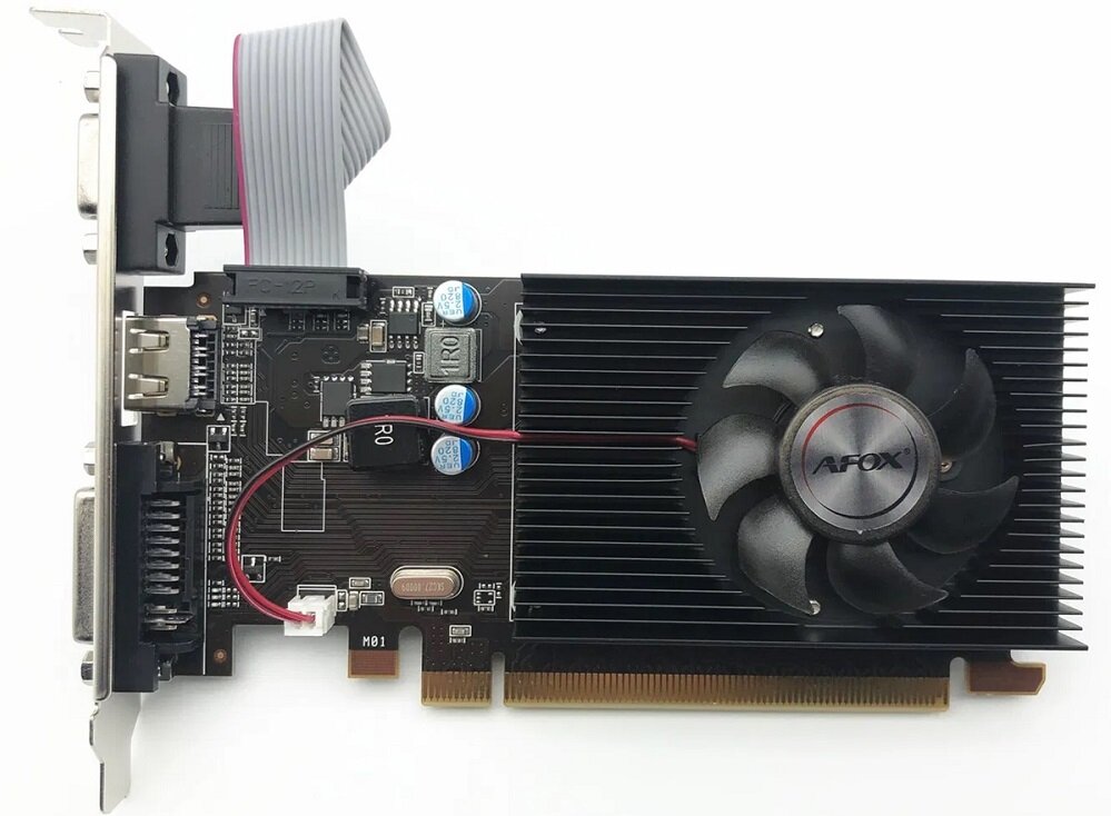 Karta graficzna AFOX Radeon R5 230 - AMD Eyefinity trzy złącza wyjściowe DVI D-Sub HDMI obsługa monitorów LCD