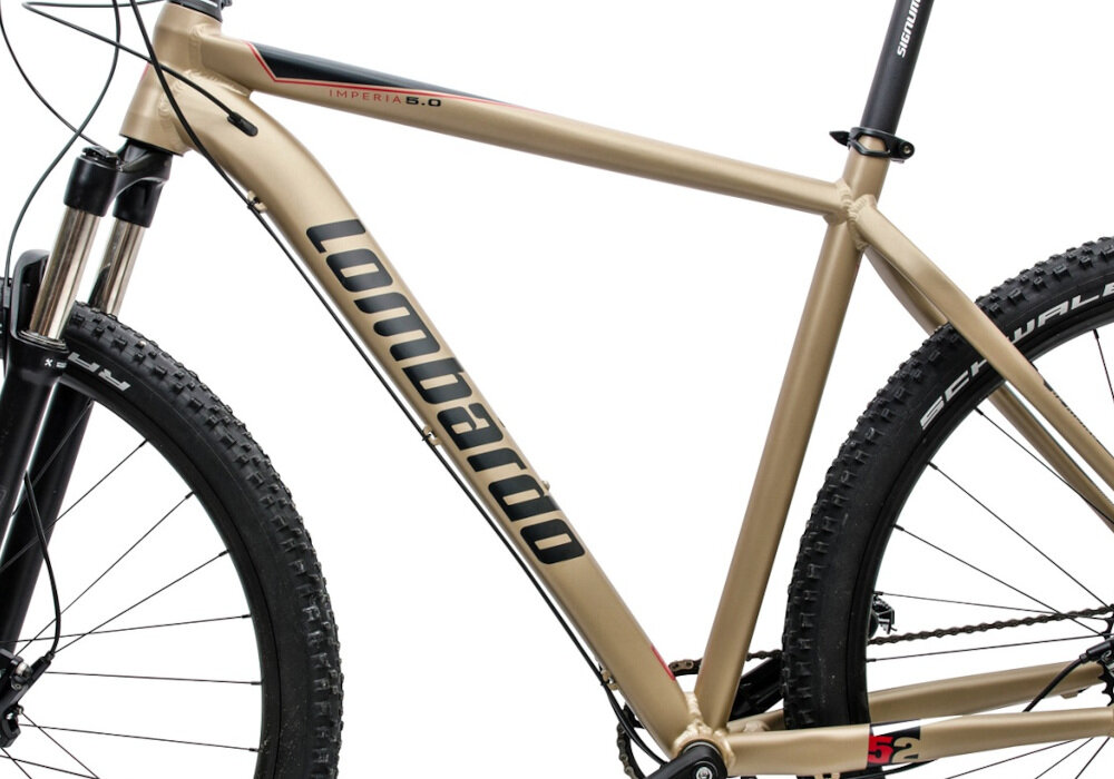 Rower górski MTB LOMBARDO Imperia 5.0 M21 Brązowo-czarny - Rama