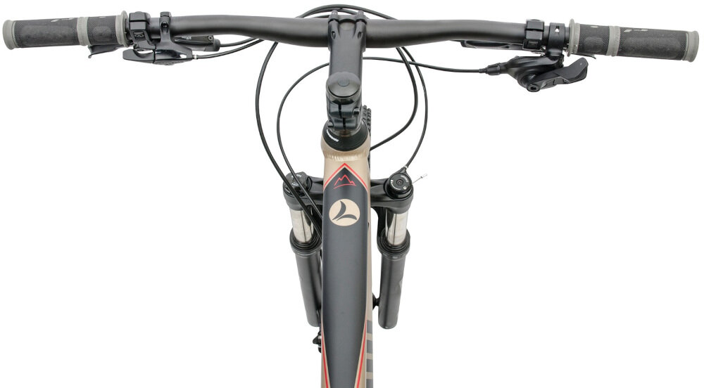 Rower górski MTB LOMBARDO Imperia 5.0 M21 Brązowo-czarny - KIEROWNICA