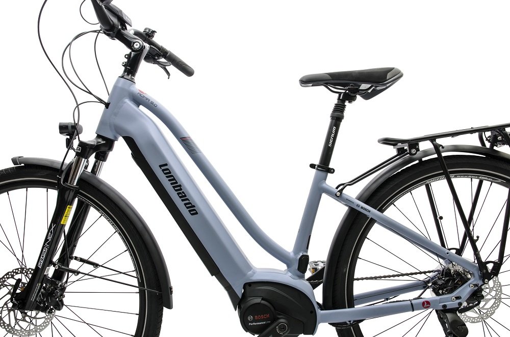 Rower elektryczny LOMBARDO Roma 9.0 - Rama Lewy Bok