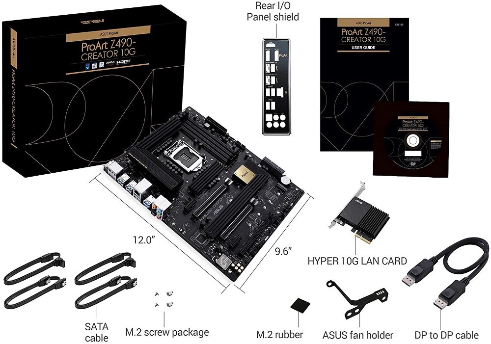 Płyta główna ASUS ProArt Z490-Creator 10G - szybkie polacznie 2,5 g 10 GbE