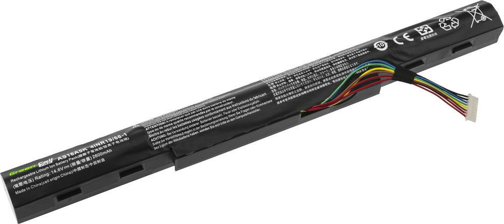 Bateria do laptopa GREENCELL AS16A5K 2600 mAh akumulator
wykorzystuje cztery ogniwa o dużej gęstości precyzyjne wykonanie