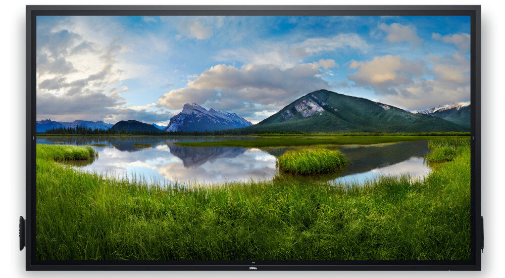 Monitor DELL C8621QT 86 3840x2160px IPS technologia dotykowa ekran interaktywny dotyk możliwość obsługi dotykowej brak opóźnień