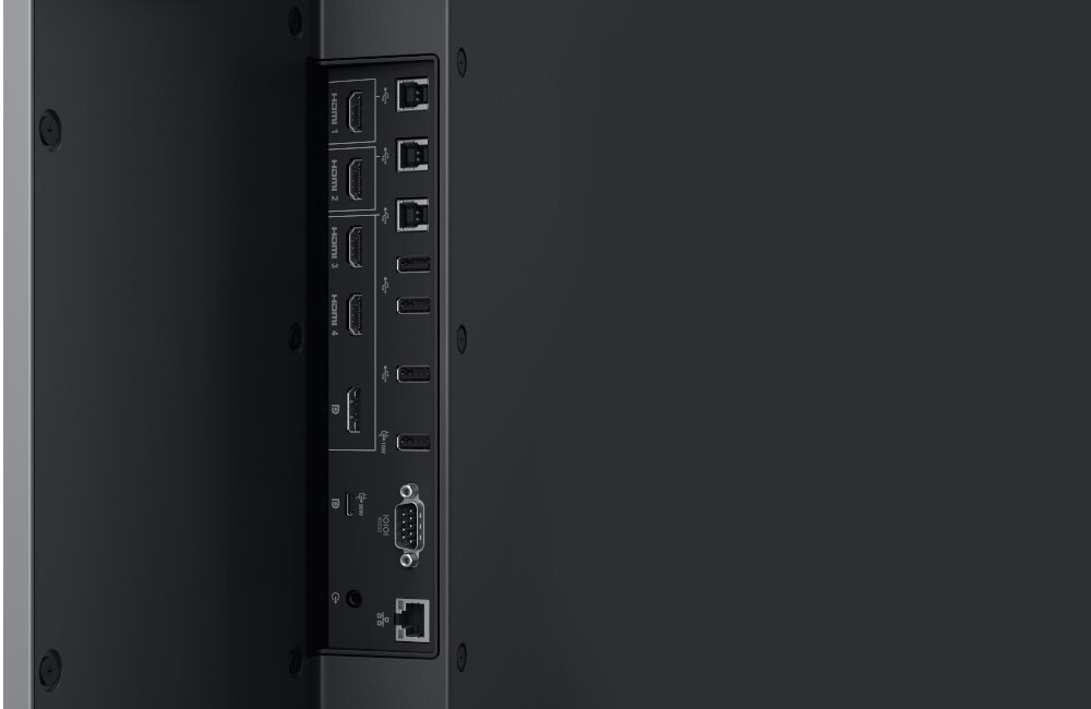 Monitor DELL C8621QT 86 3840x2160px IPS odporność wytrzymałość wykoannie klasa materiału