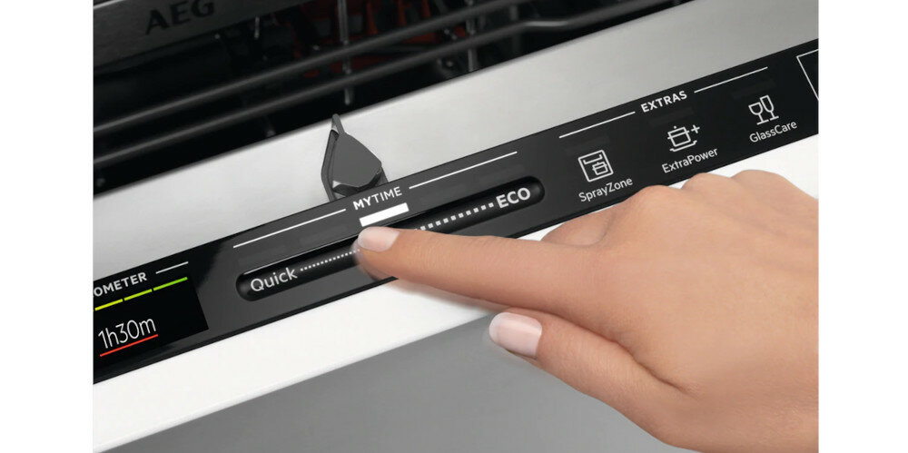 Zmywarka AEG FSE62417P AirDry programy panel sterowanie suwak funkcje