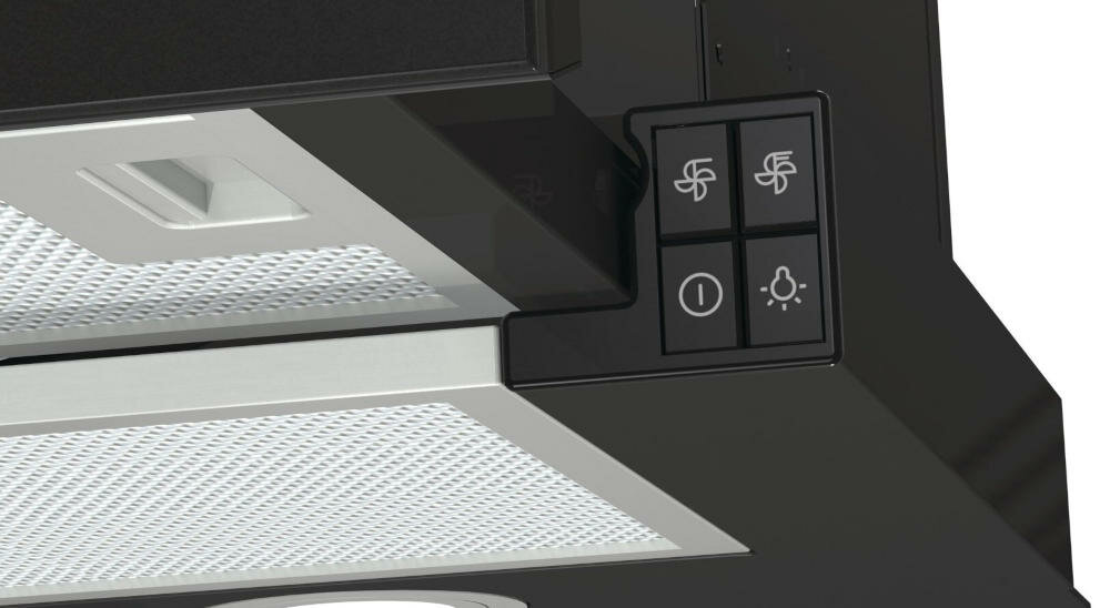 GORENJE-TH62E4BG okap łatwe sterowanie obsługa wygoda oświetlenie ledowe ekonomiczne emitacja światła zużycie minimalne enrgii estetyka funkcjonalność przycisk