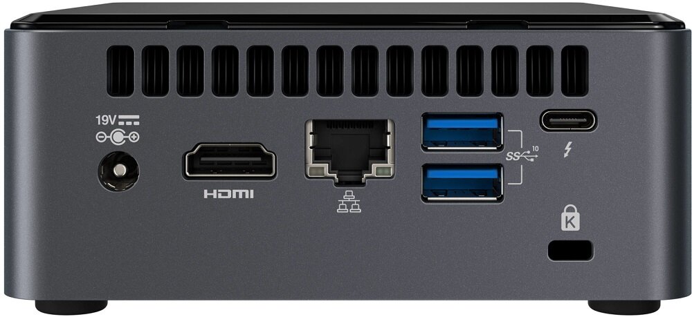 Komputer INTEL NUC 10 Performance - zlacza USB  