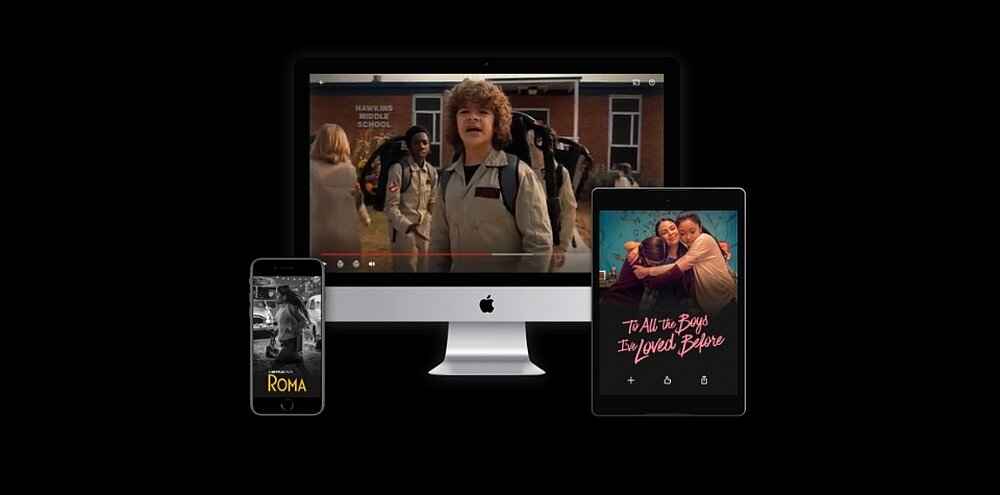 Karta podarunkowa Netflix smartfon