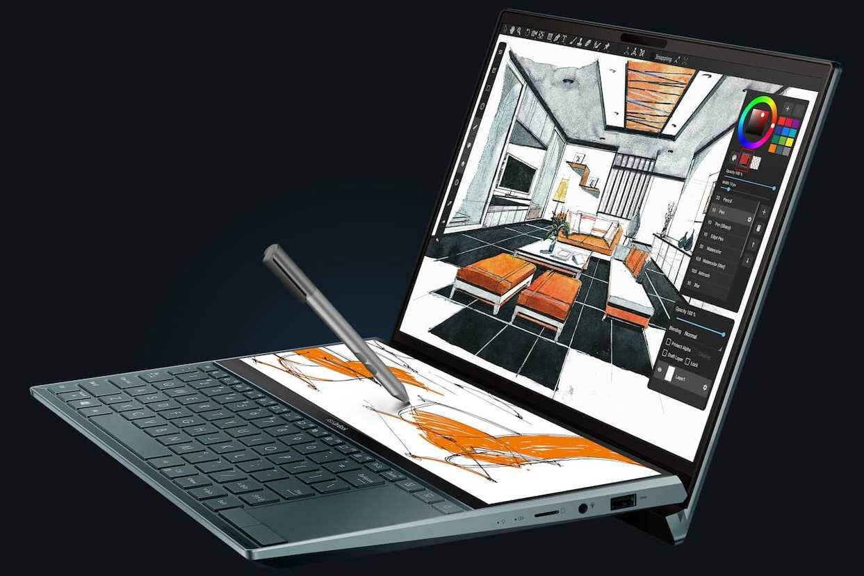 Laptop ASUS ZenBook Duo 14 UX481 - NVIDIA GeForce