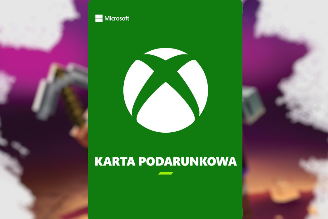 Kod podarunkowy MICROSOFT Xbox zabawa urządzenia rozgrywka gry dodatki akcesoria