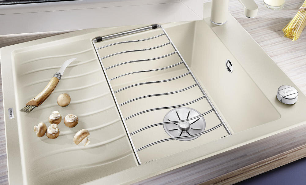 BLANCO zlewozmywak wbudowany montaż blat kuchenny otwór silgranit granit łatwe czyszczenie kamień