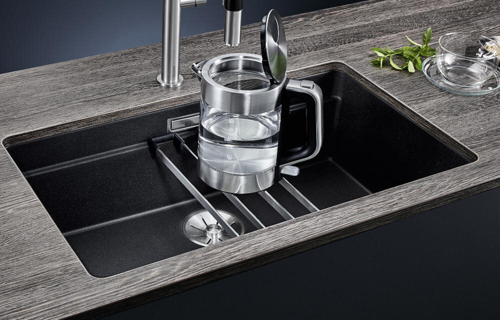 BLANCO zlewozmywak przestrzeń funkcjonalność szyny