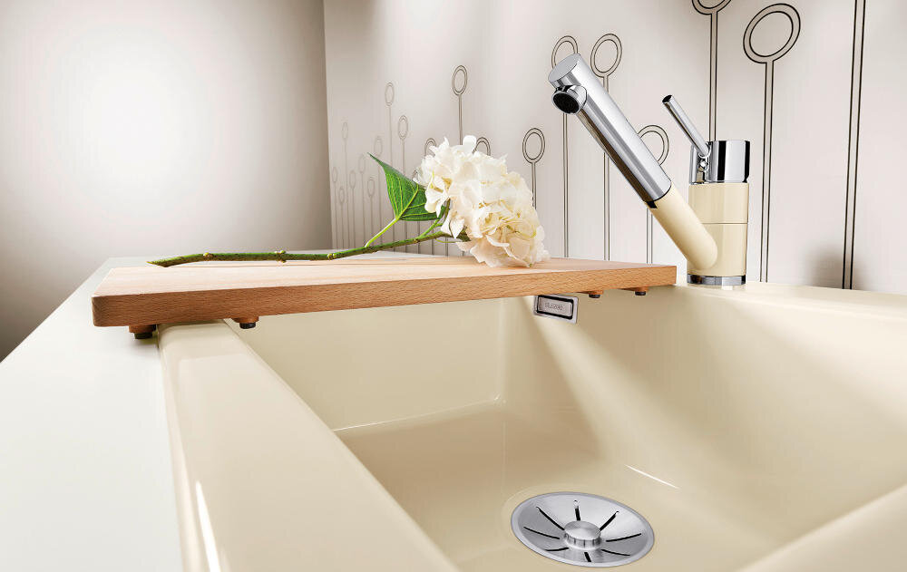 BLANCO zlewozmywak przestrzeń funkcjonalność tacka wielofunkcyjna stal nierdzewna