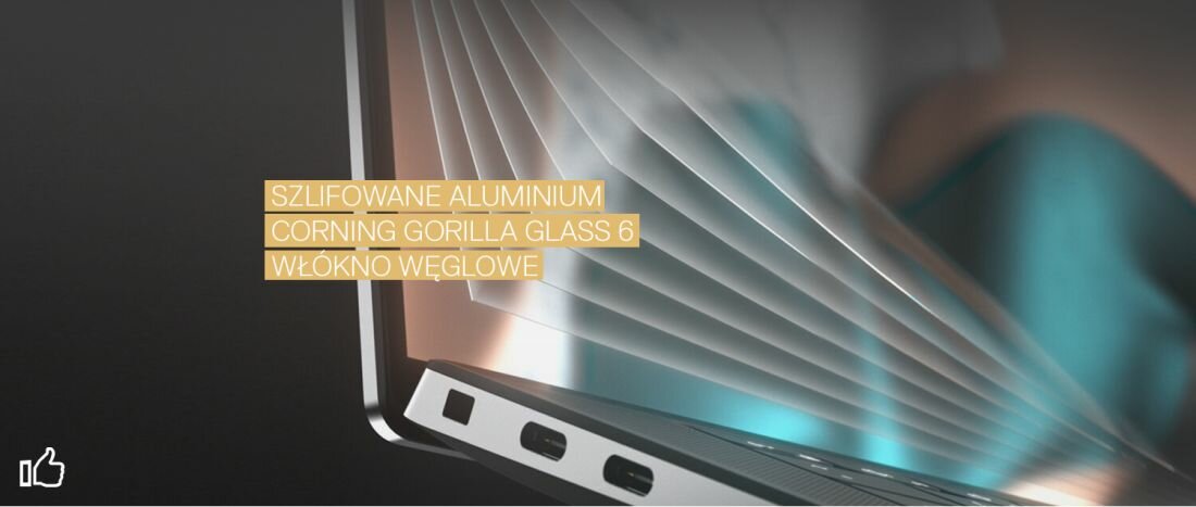 Laptop DELL XPS 9500 - Gorning Gorilla Glass 6