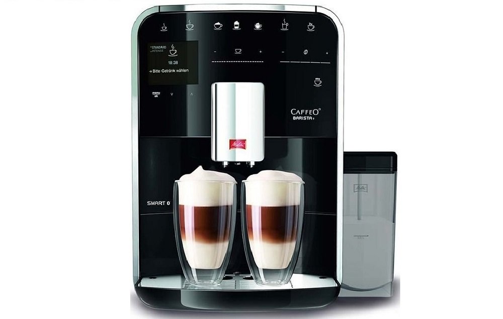Кофемашина MELITTA Barista T Smart F830-102-EU Чорний, інтуїтивно зрозуміле управління з TFT-дисплеєм